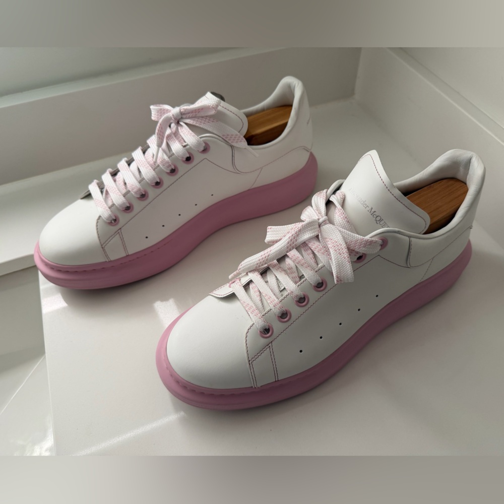 Pre-owned Men’s Alexander McQueen Sneakers - Pnk/Wht